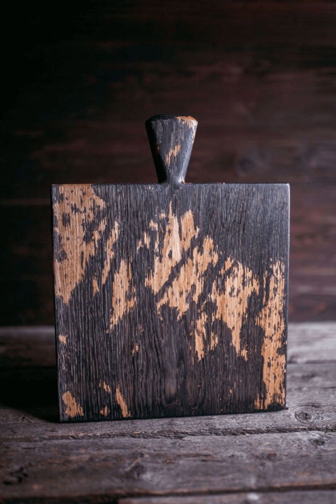 Доска состареная двухцветная