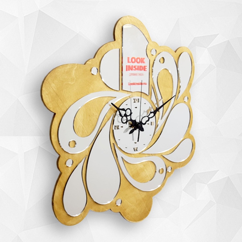 Часы "Цветок"