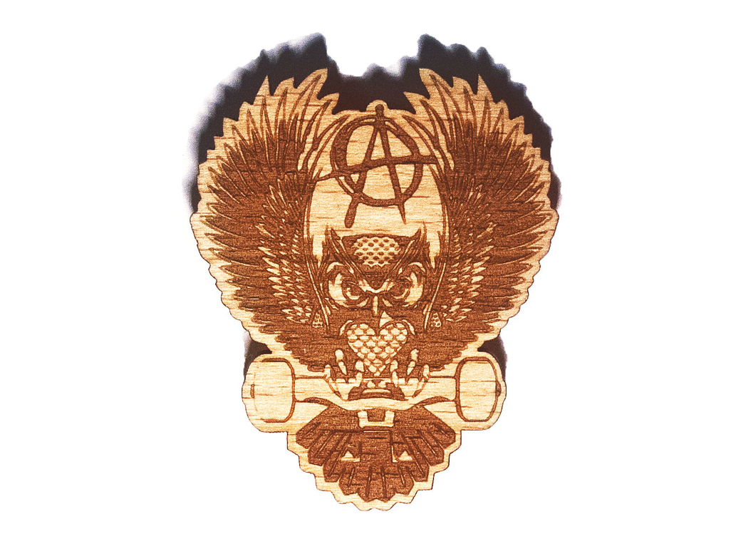 Значок "Филин анархист"