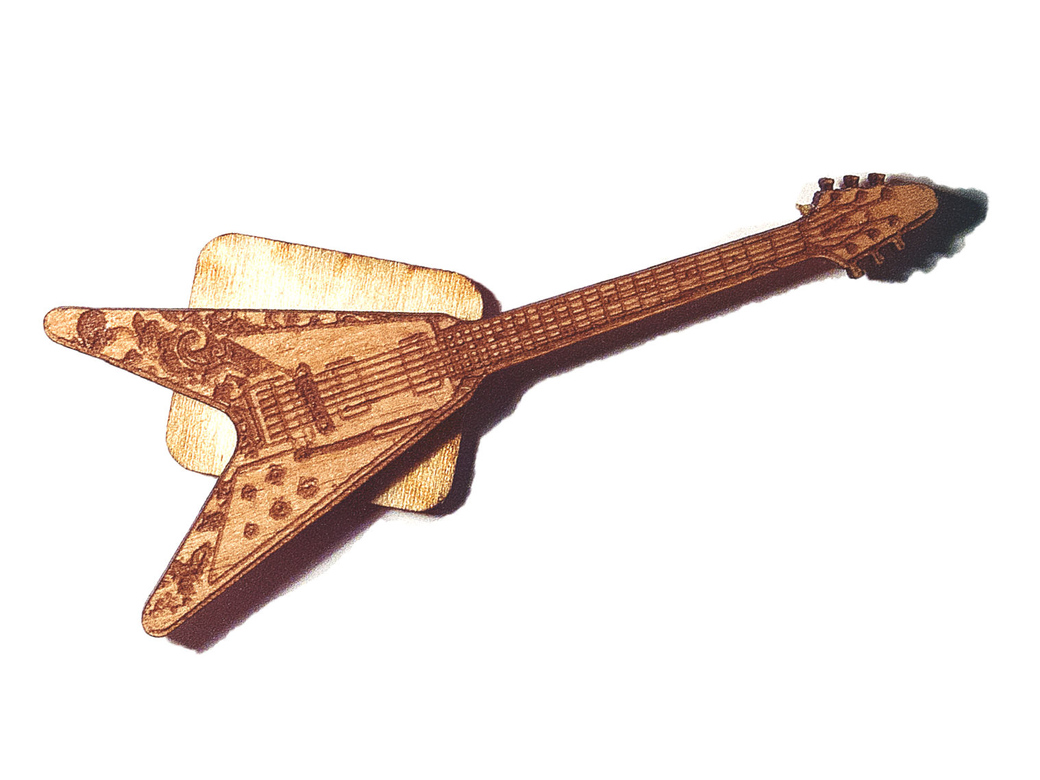 Значок "Рок гитара"