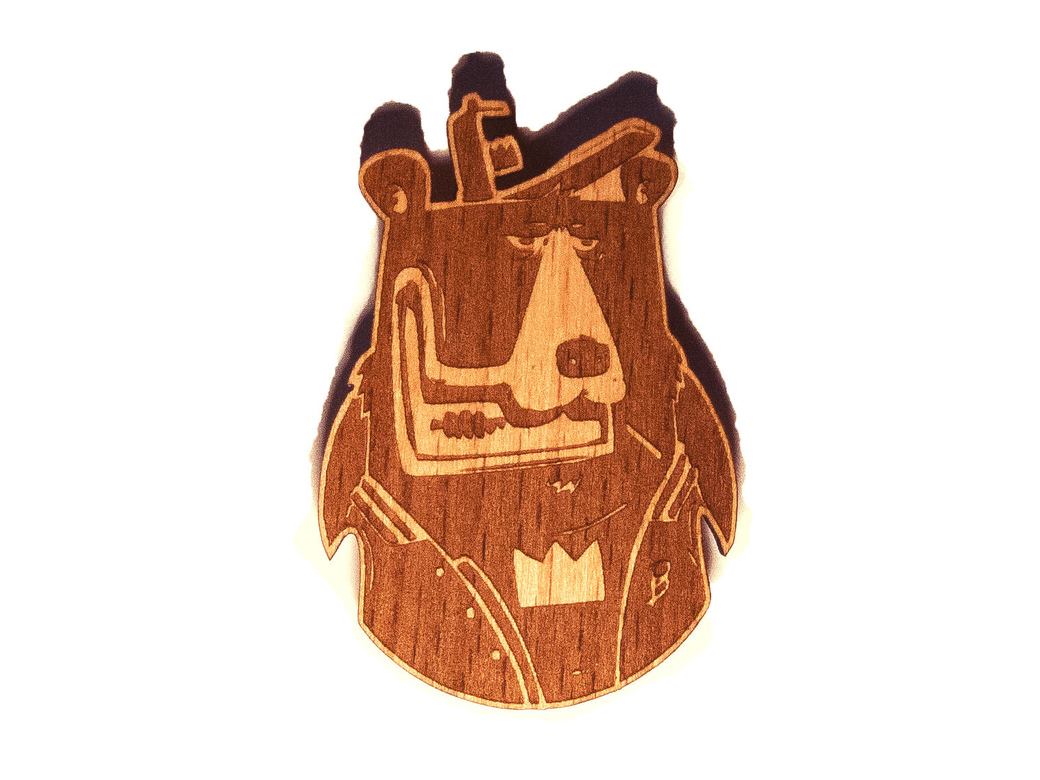 Значок "Медведь Барни"