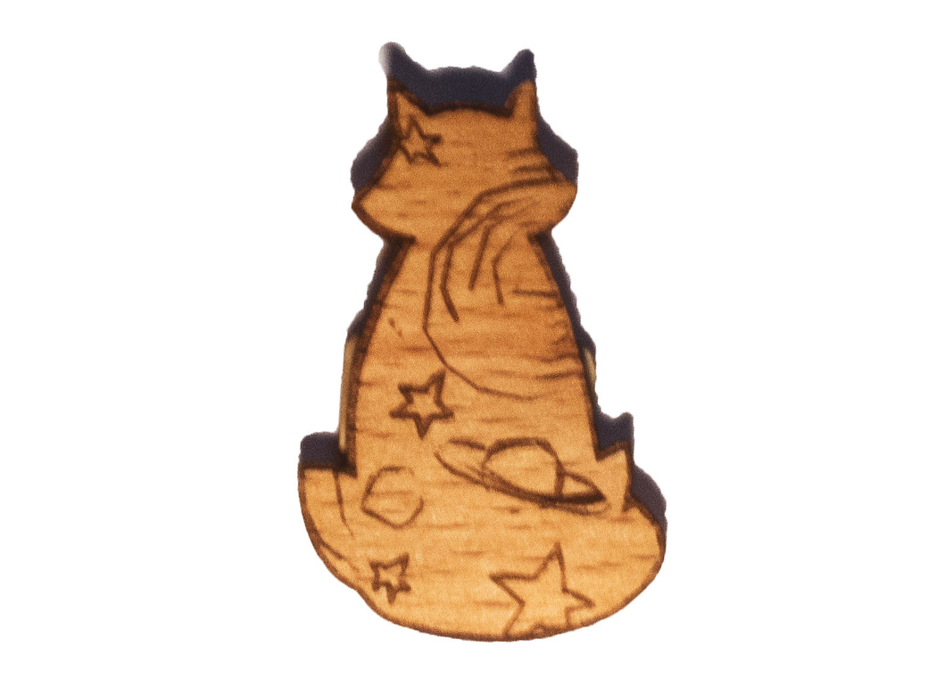 Значок "Лунная кошка"