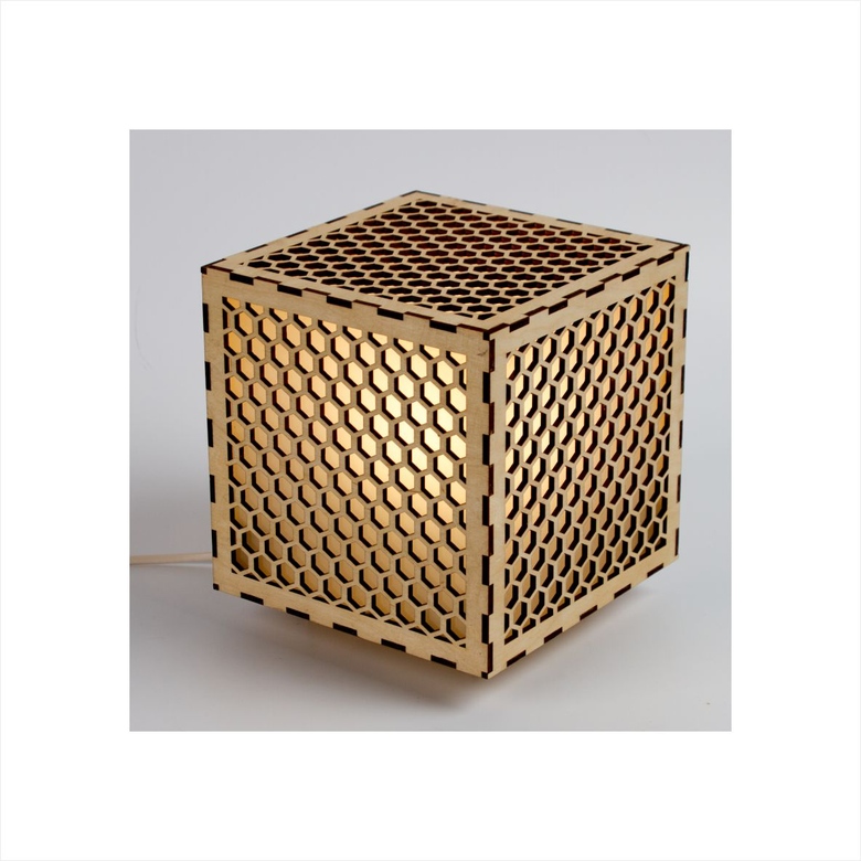 Светильник авторский "Соты"