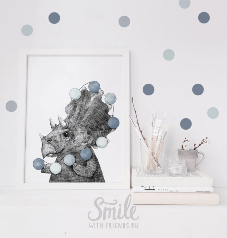 Динозаврик Трицератопс