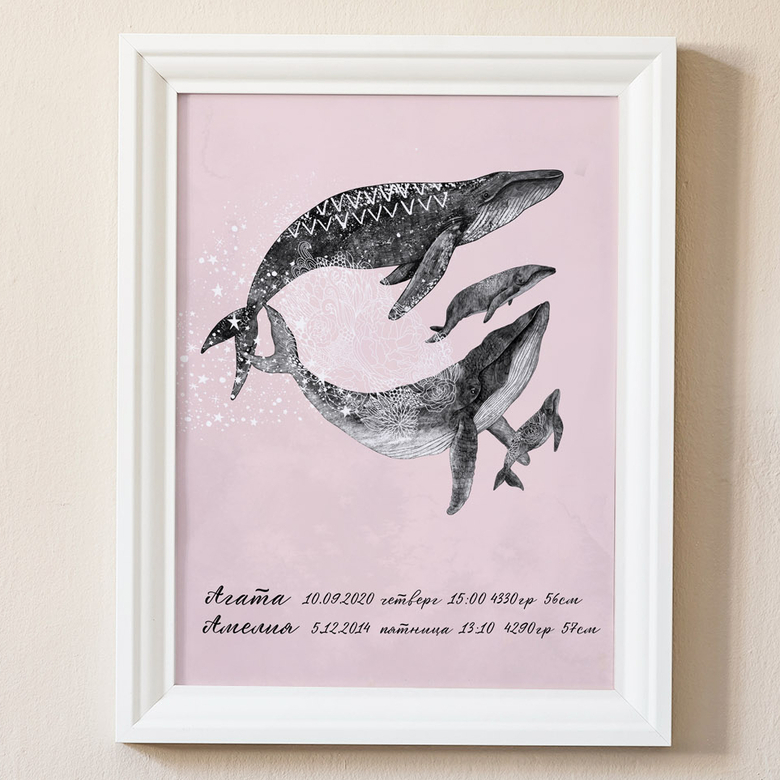 Метрика с китами