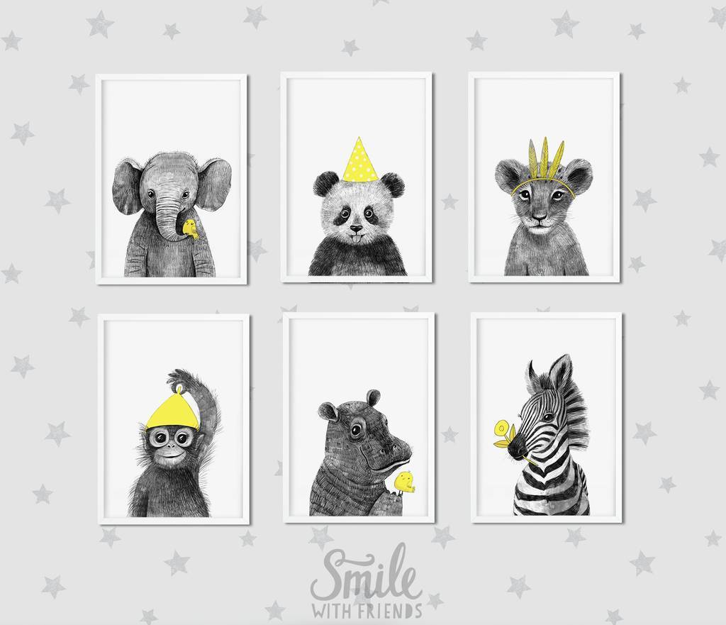 САФАРИ малыши c желтыми акцентами - набор