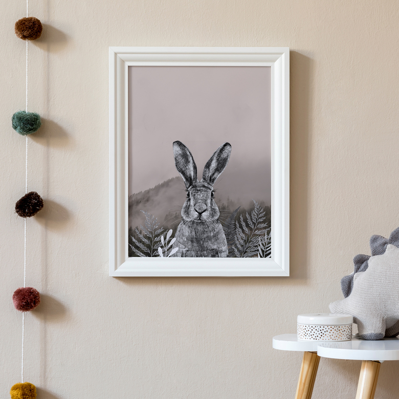 Портрет кролика