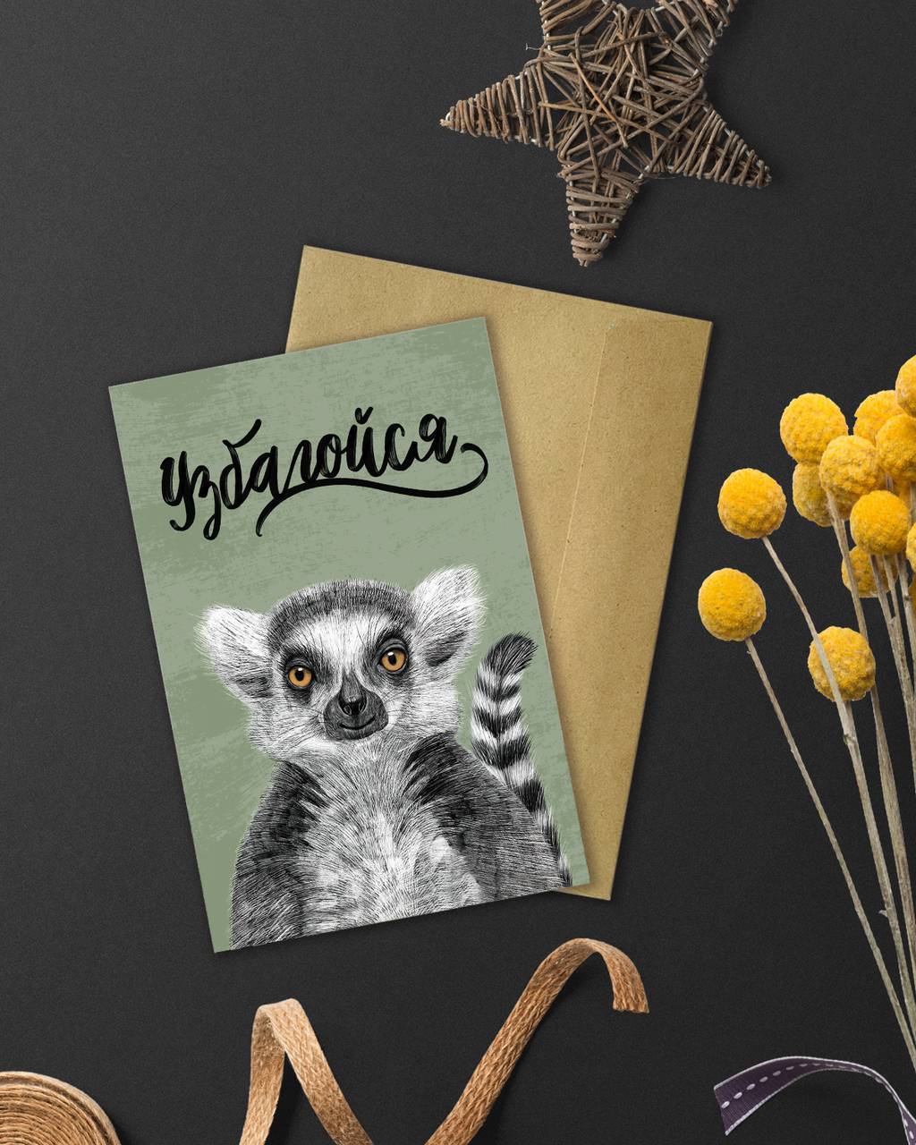 Узбагойся! - открытка