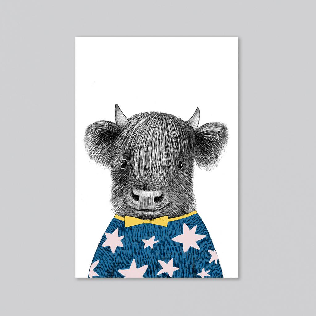 Малыш як - оптовая открытка - 20 штук