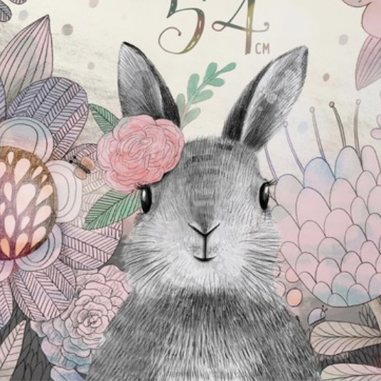 Постер - метрика с малышом - зверенком в розовых тонах купить в интернет магазине