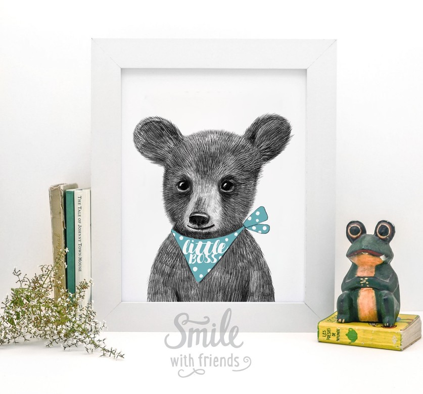 Малыш медвежонок little boss