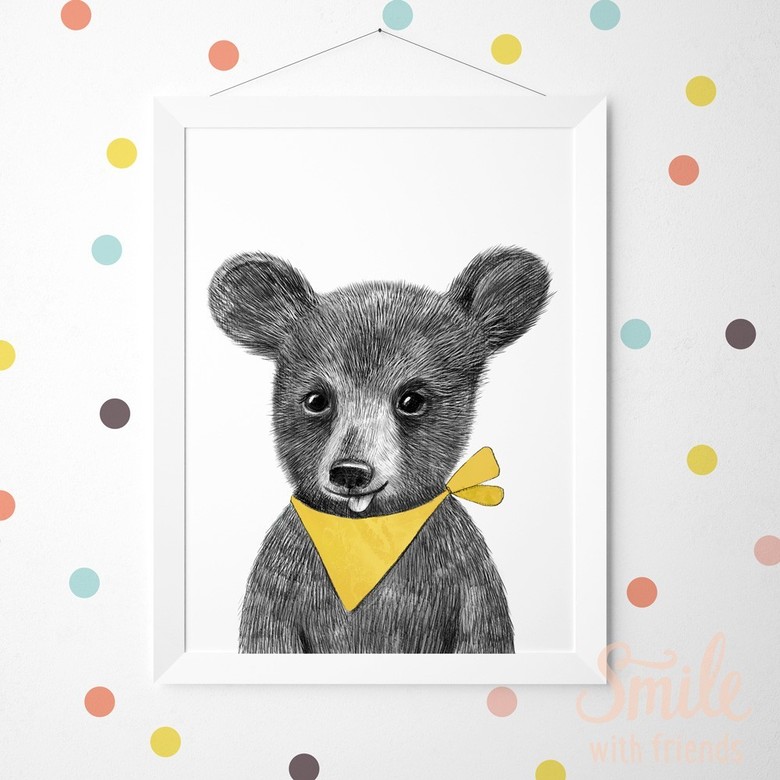 Малыш медвежонок