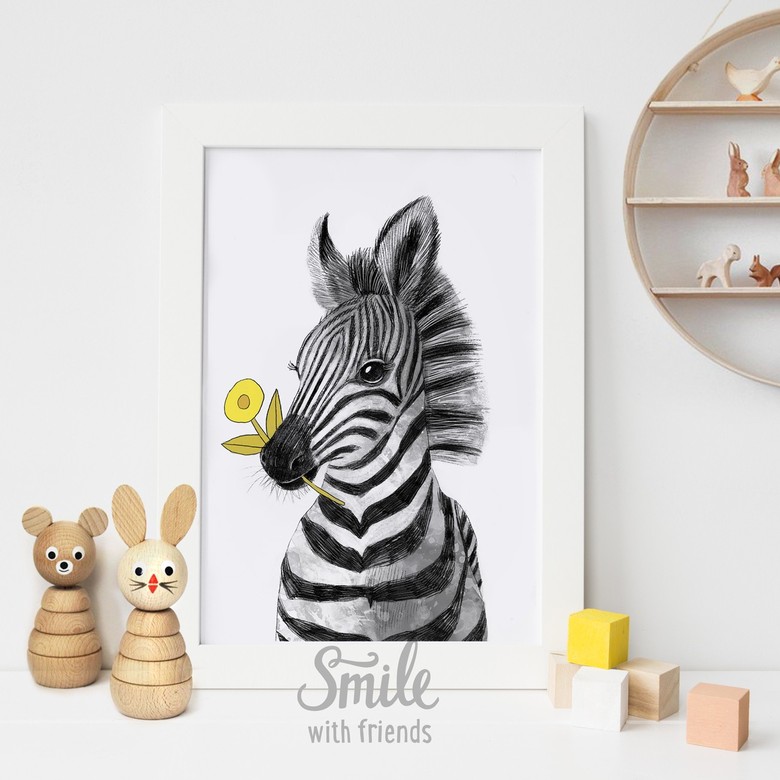 Малыш зебренок