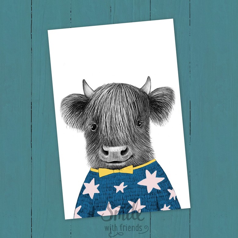 Малыш як - открытка