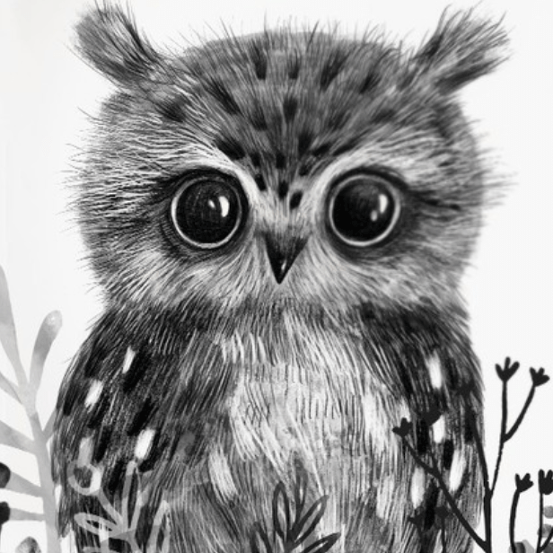 Постер - метрика Совенок купить в интернет магазине