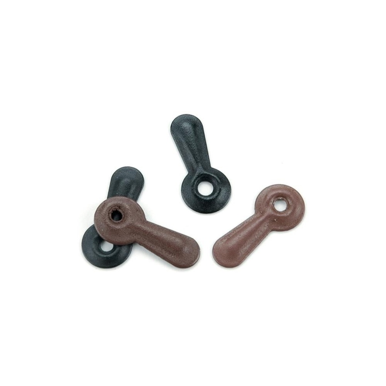 Анкеры - Matte Black & Brown Turn Mounts 50/Pkg