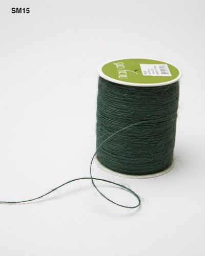 Джутовый шнур ворсистый 1мм Green May Arts