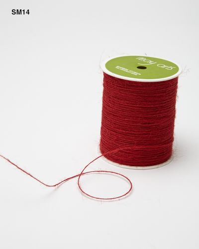 Джутовый шнур ворсистый 1мм Red May Arts