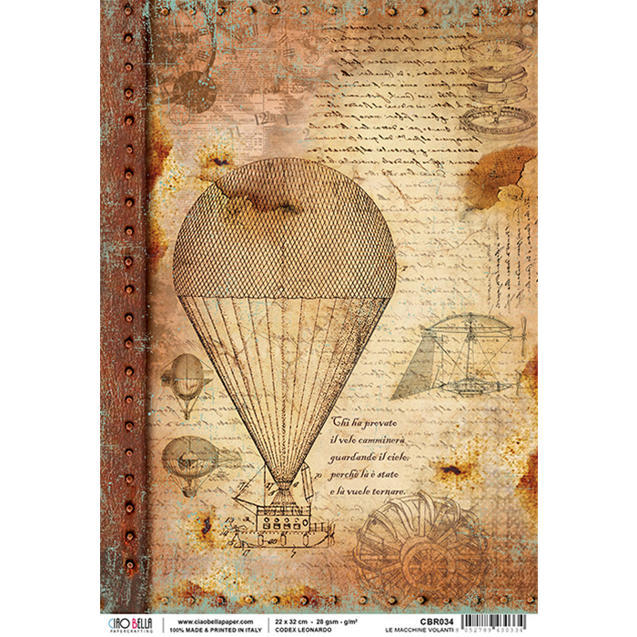 Рисовая бумага А4 Codex Leonardo 2 Ciao Bella