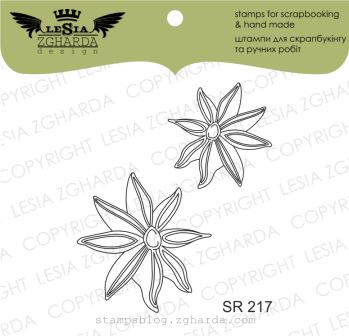 Штамп  Set "Anise star" Lesia Zgharda Design