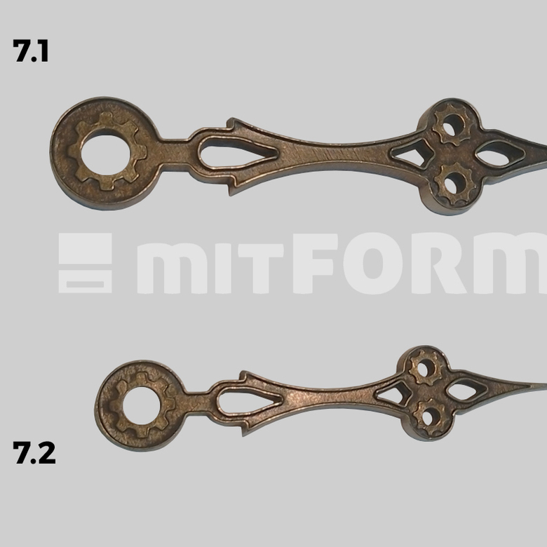 Металлический элемент CLOCK HANDS 7.2 Mitform Casting