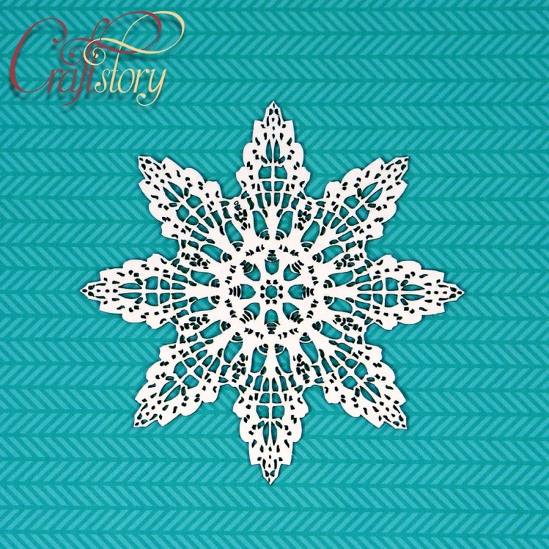 Чипборд Вязанная салфетка Craftstory