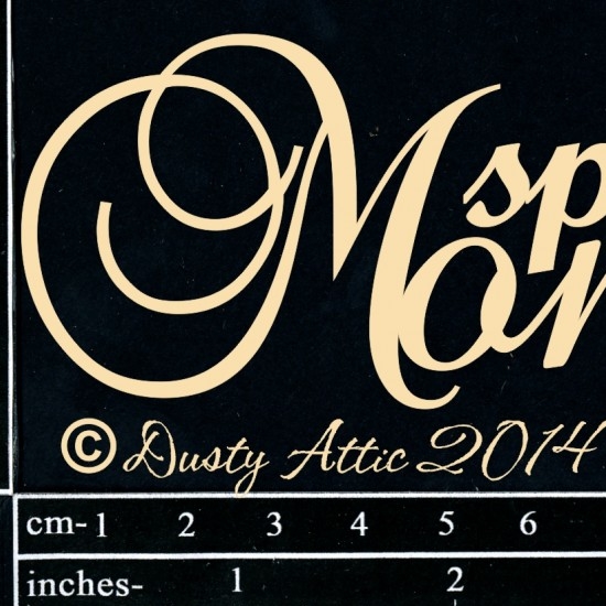 Чипборд Moments Dusty Attic