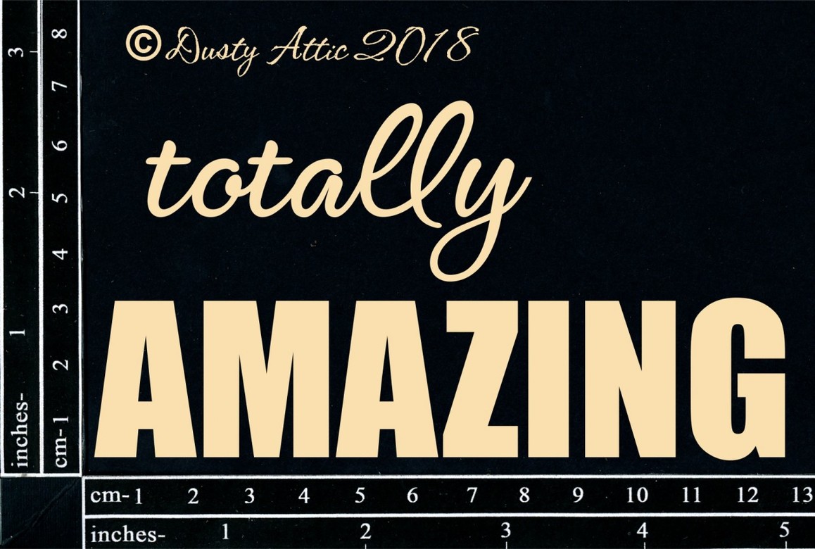 Чипборд Totally Amazing Dusty Attic