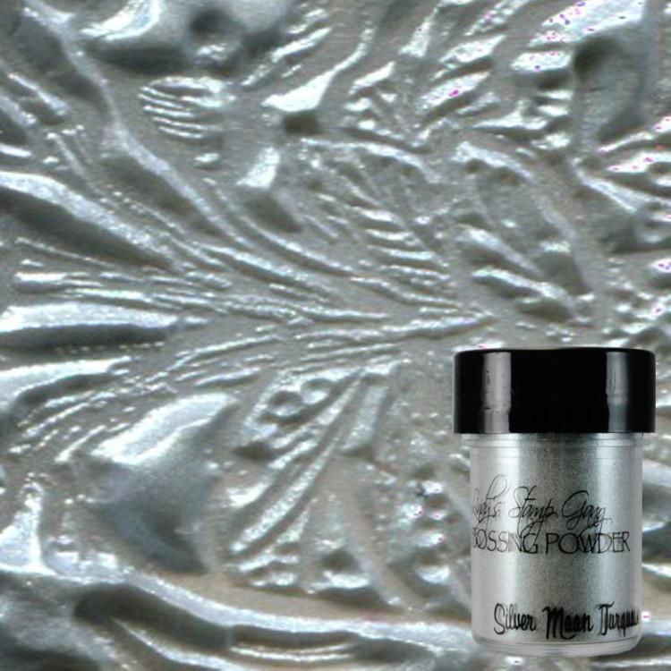 Пудра для эмбоссинга Silver Moon Turquoise EP Lindy's Stamp Gang