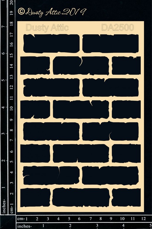 Трафарет 12*18 см Brick #2 Dusty Attic