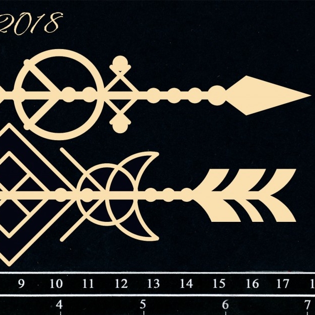 Чипборд Geo Tribal Arrows #3 Dusty Attic