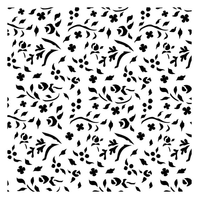 Трафарет 15*15см Leaf 13@rts