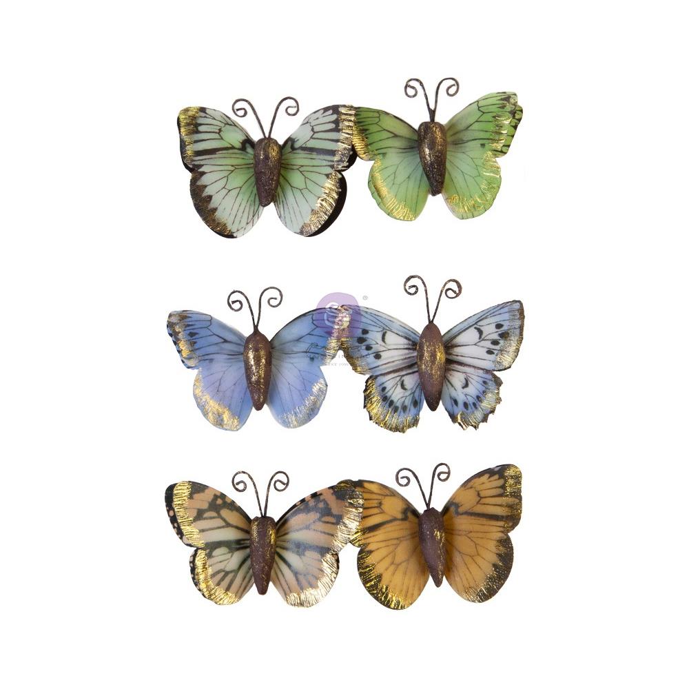 Декоративные бабочки Majestic Flight/Nature Lover Prima Marketing Mulberry Paper Flowers