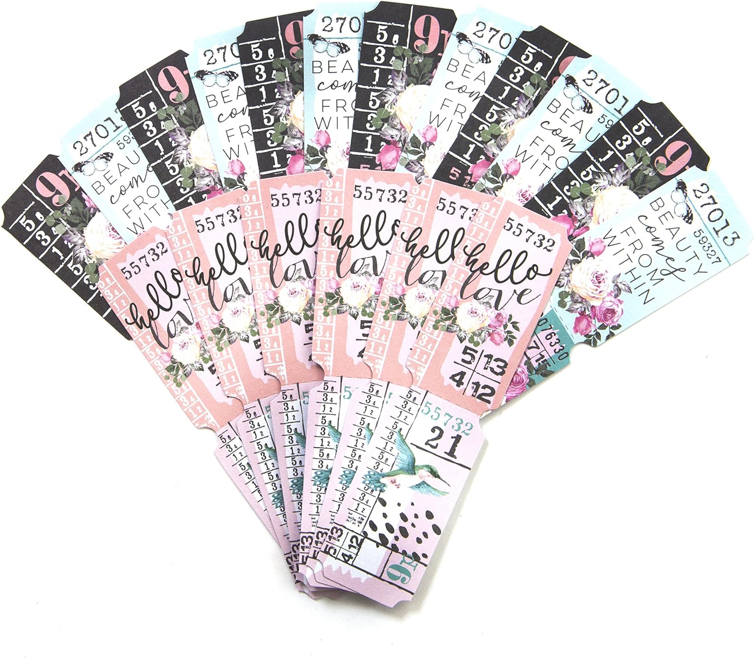 Бумажные билетики Havana Die-Cut Paper Tickets 36/Pkg