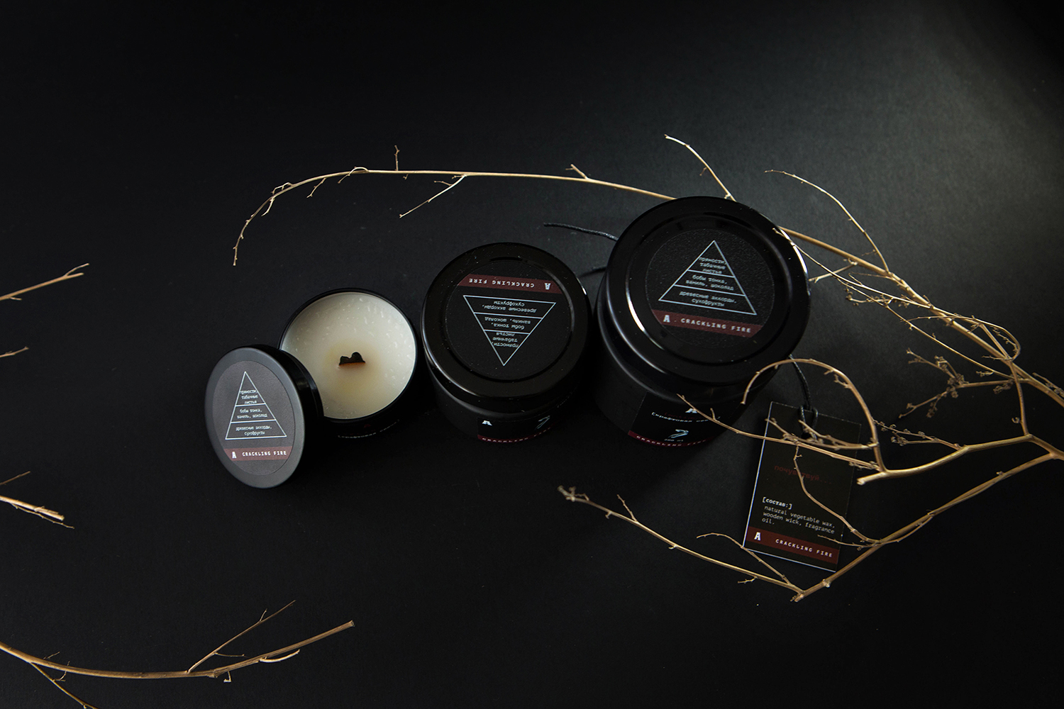 Ароматическая свеча CRACKLING FIRE