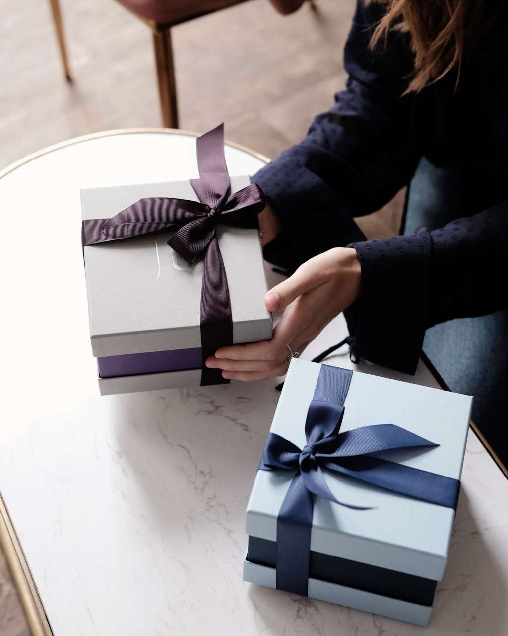 Подарочная коробка маленькая (14,5х14,5см)