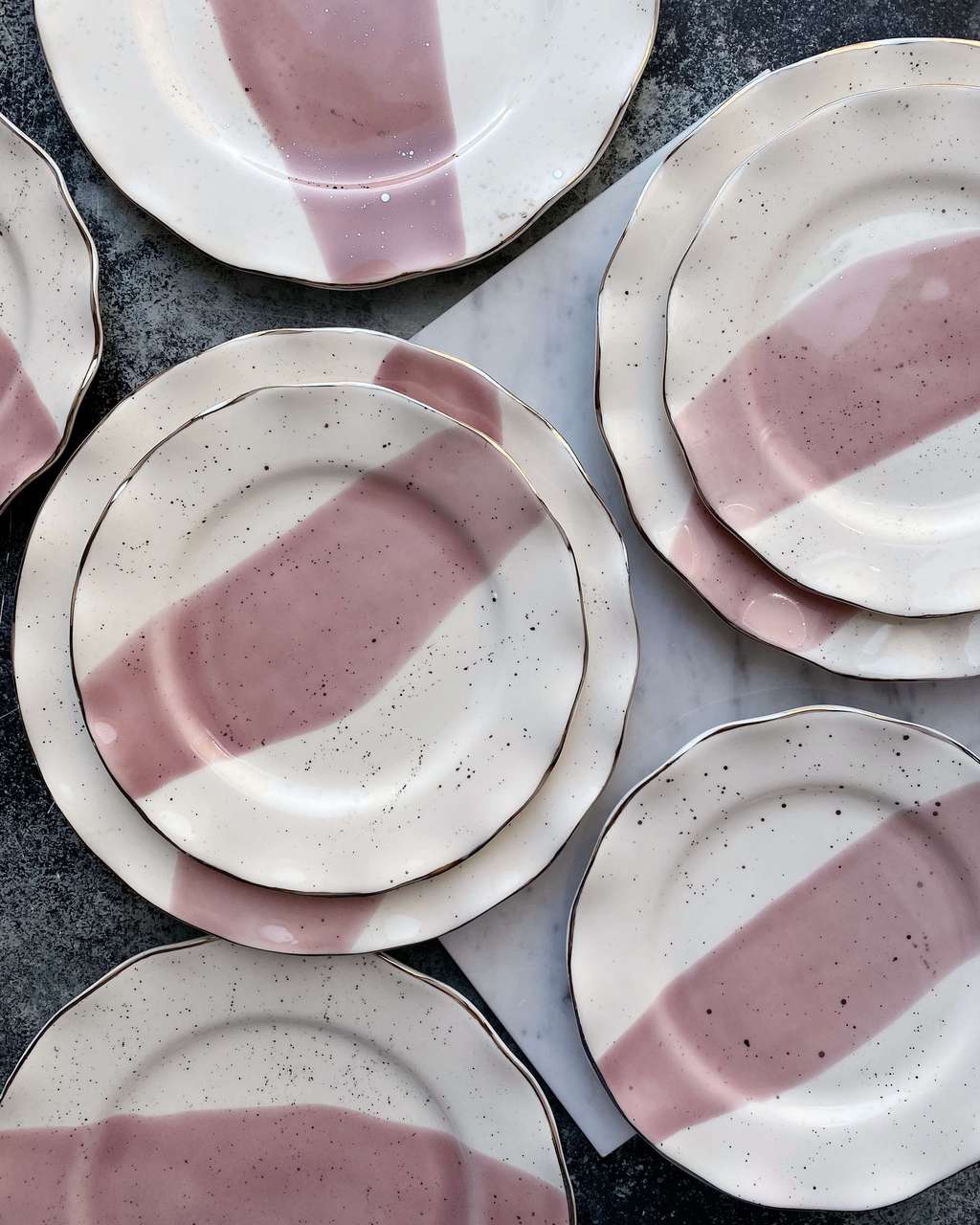 Серия тарелок и блюд "Рассвет"