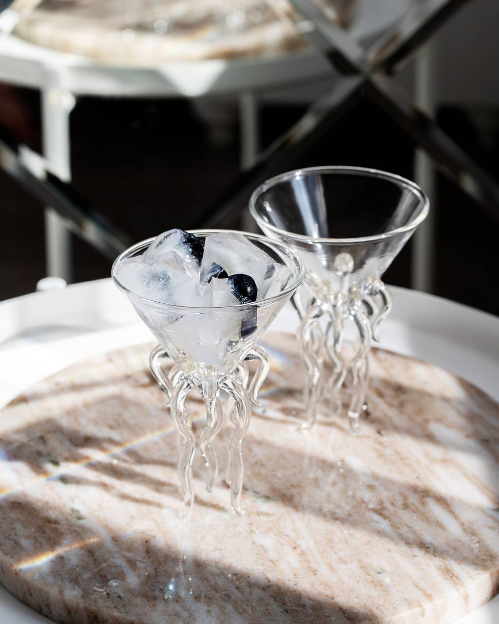 Пара бокалов для мартини Медуза 180мл
