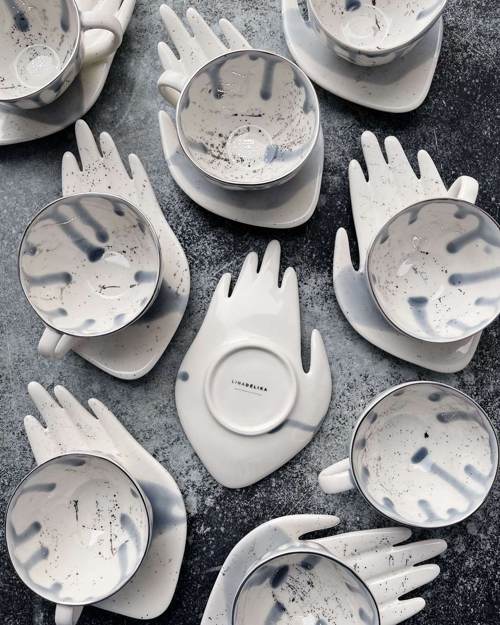 Чайная пара "Приручай" в расцветке серии "Графит"