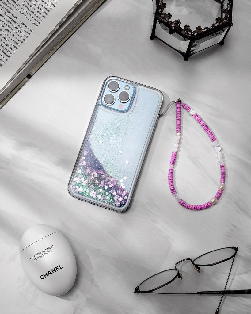 Цепочка на айфон из натуральных камней