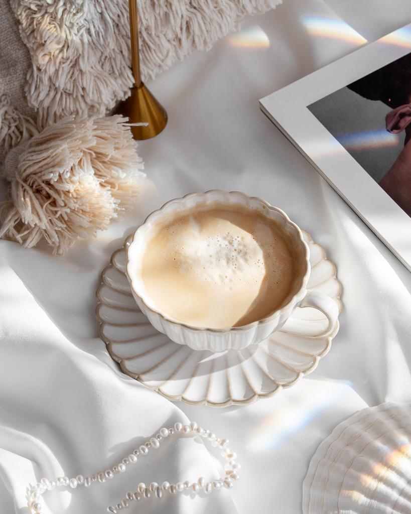 Чайная пара "Белая лилия"