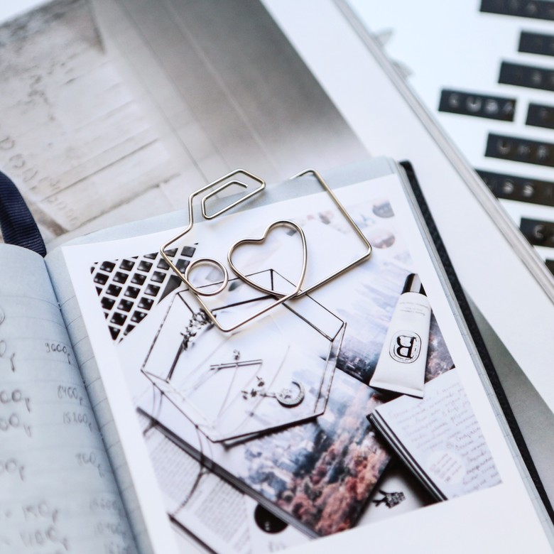 Фигурные скрепки для ежедневника