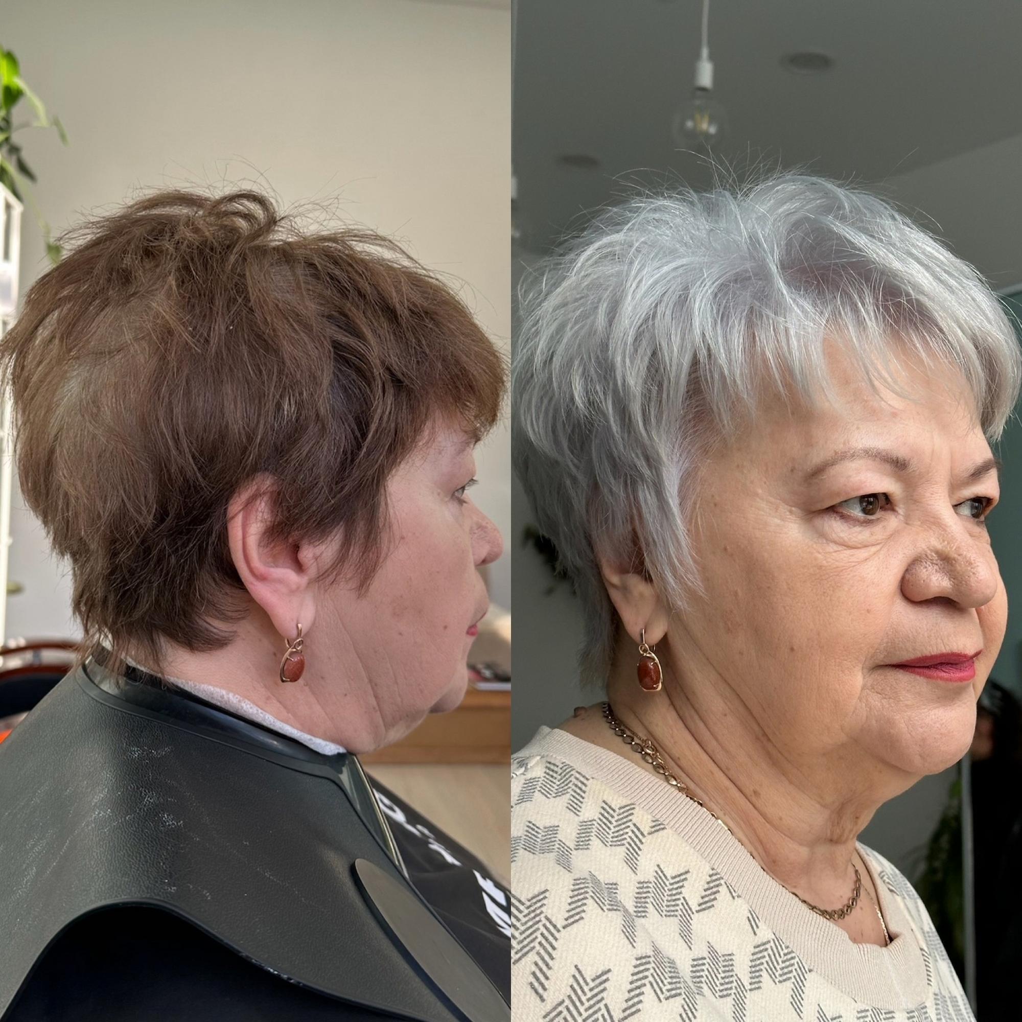 Выход в натуральную седину