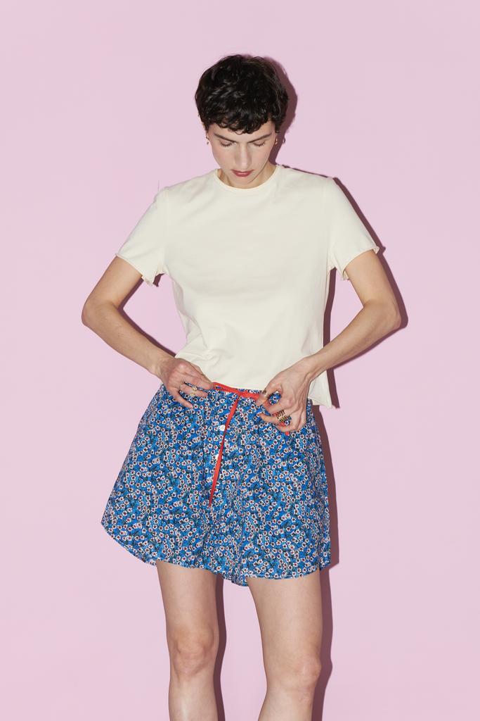 Футболка mini сливочная