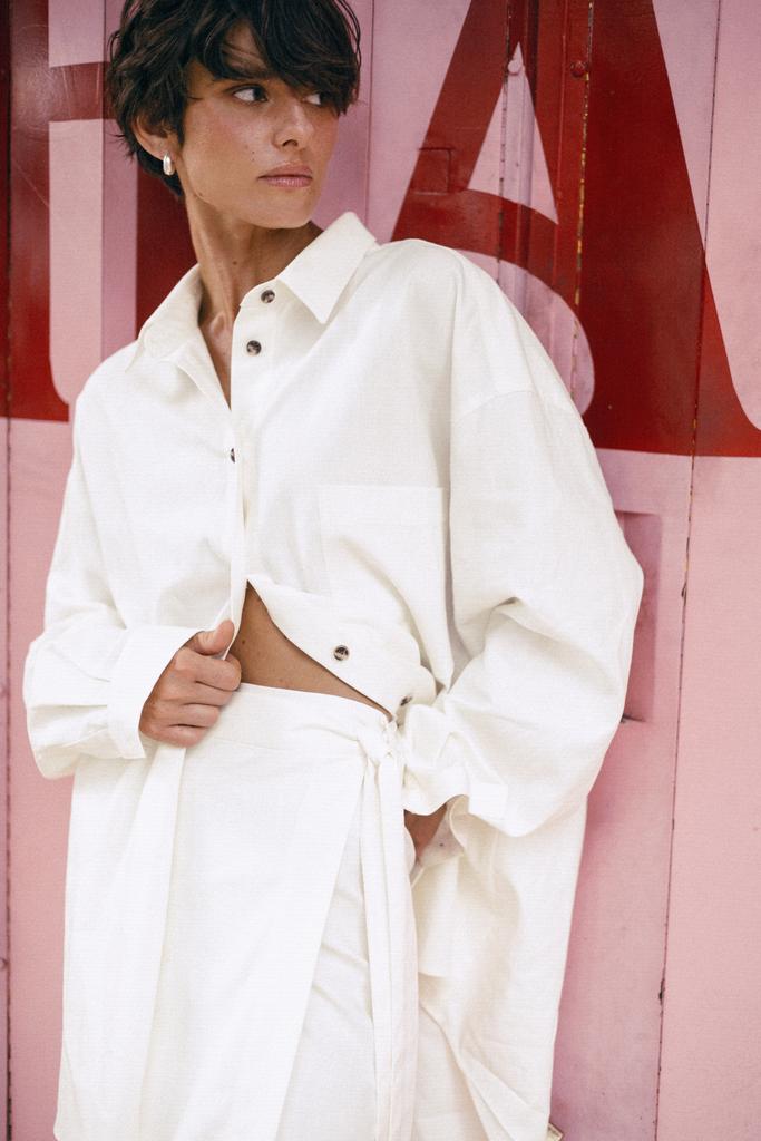 Рубашка изо льна