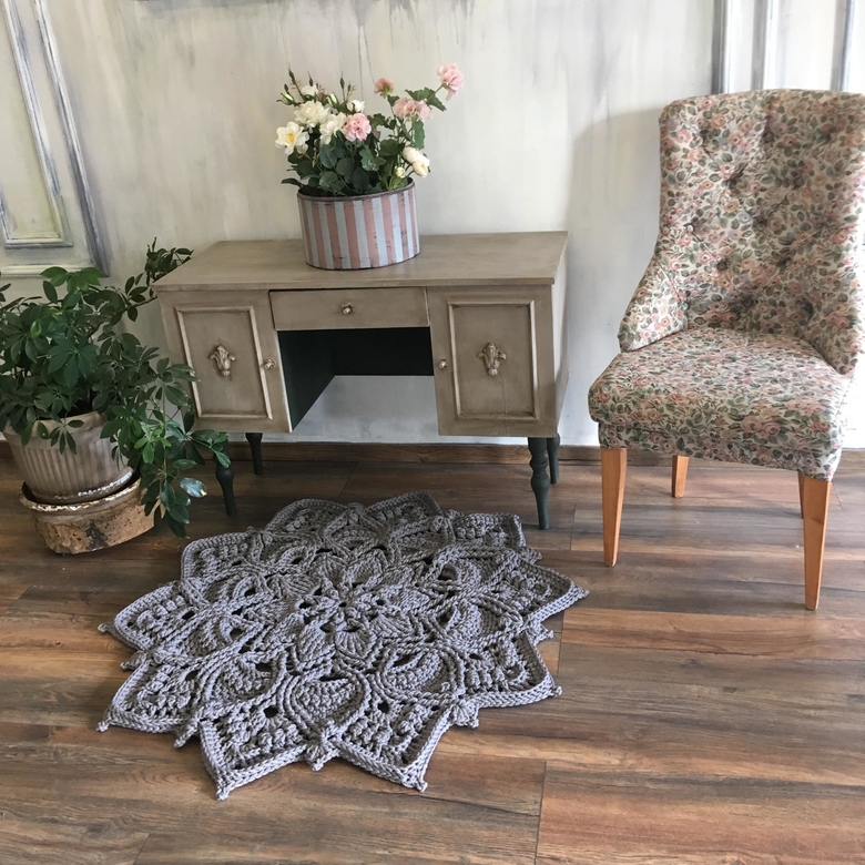 Видео мастер-класс ковра "Адонис" (схемы/видео + текстовое описание)