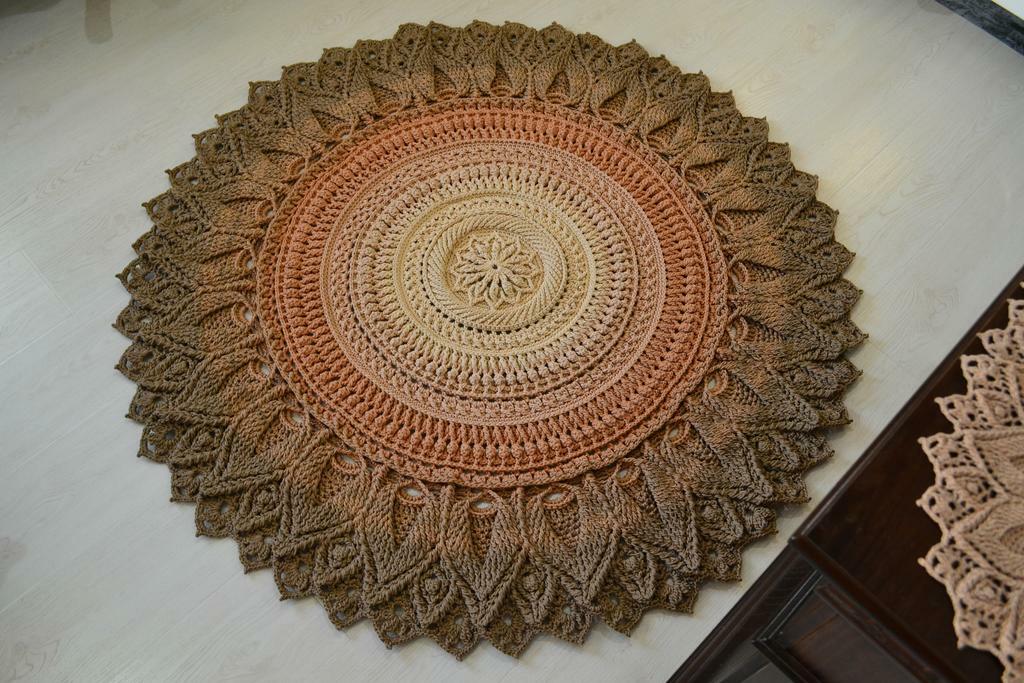 Видео мастер-класс ковра "Георгин"