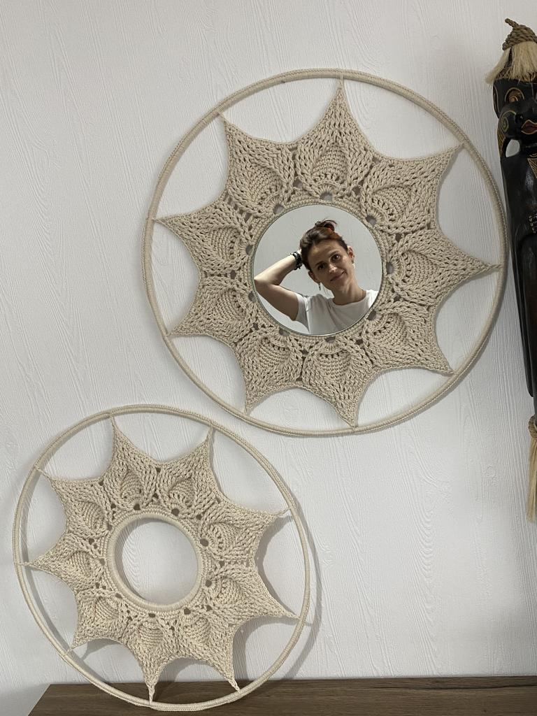 Видео-МК зеркало- панно "Миранда" (+ тектовое описание + схемы)