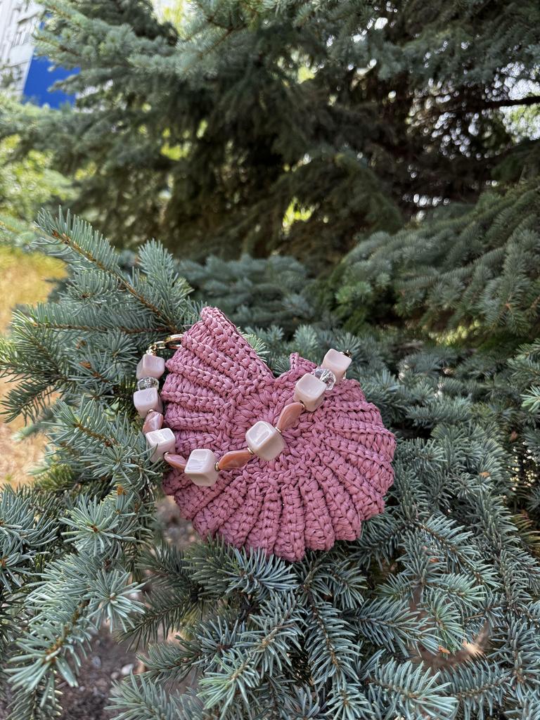 МК по вязанию сумки РАКУШКА