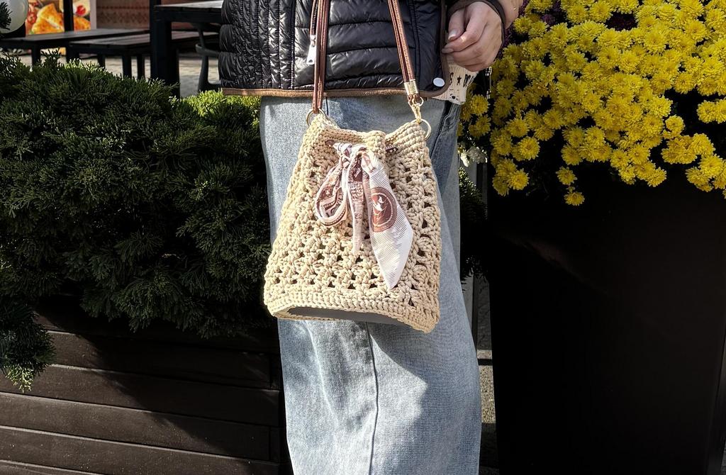 МК сумка- торба  (видео +текстовое описание + СХЕМЫ)